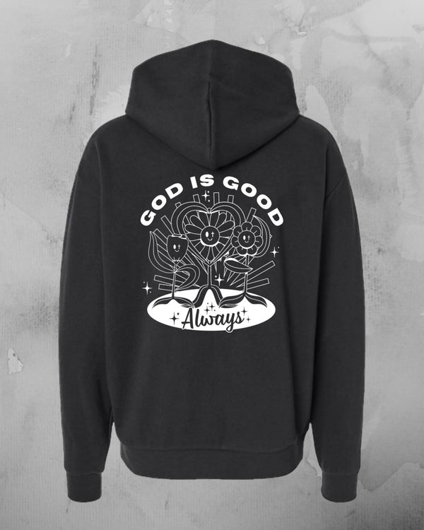 God is Good Hoodie - Black (FREE Mystery 10-Pack Included)($225 Value!)