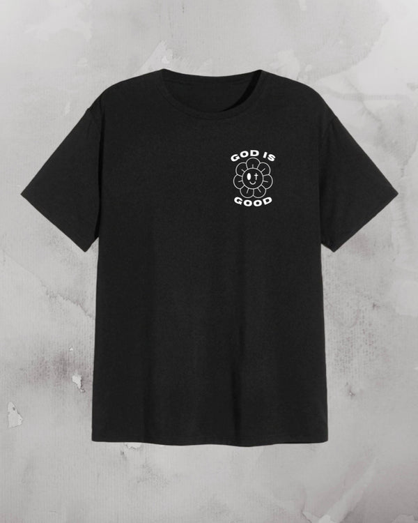 God is Good T-Shirt - Black - Christian Bracelets and Apparel - In His Name Company Products