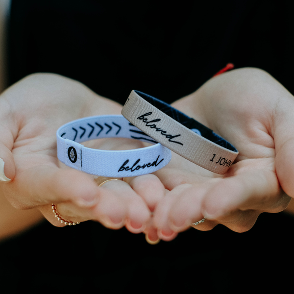 2-Pack | "Beloved" Reversible Wristband - Christian Bracelets and Apparel - In His Name Company Products